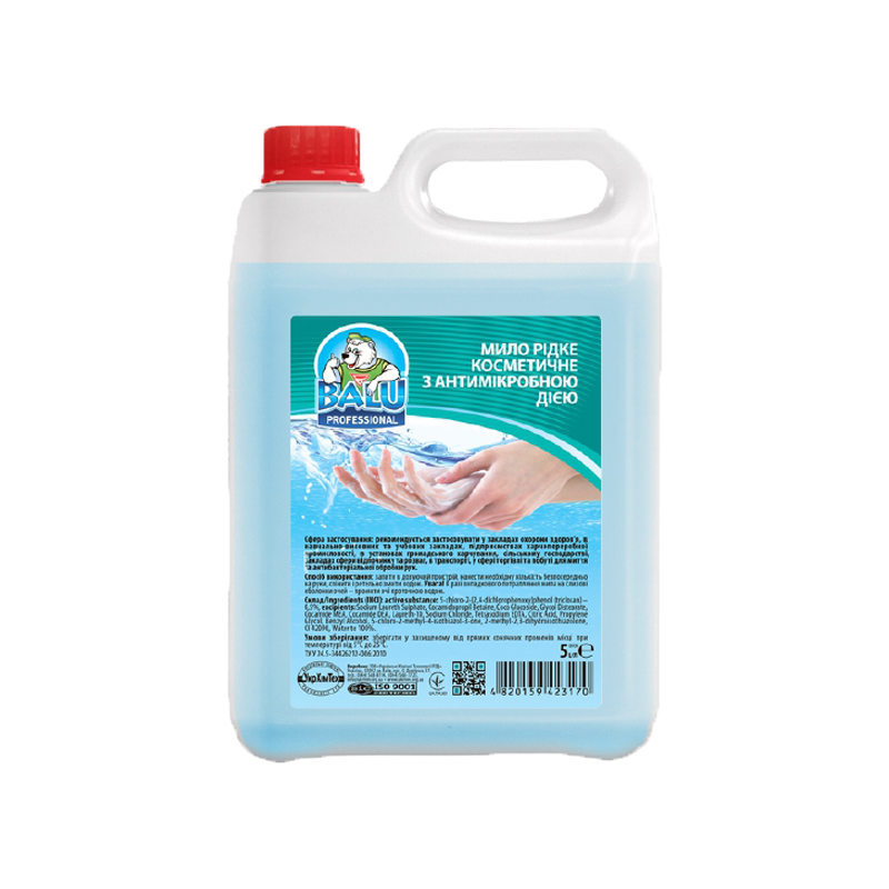 Мило рідке косметичне BALU, 5 л